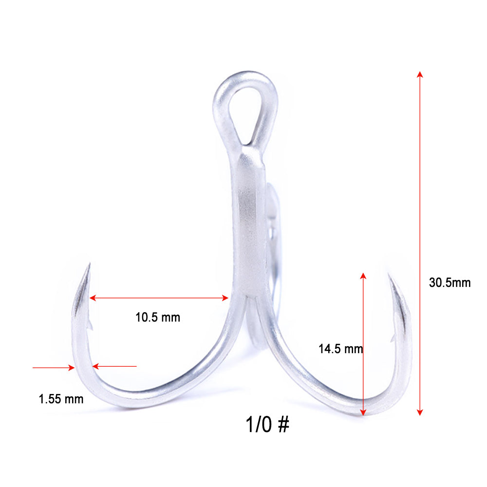 Treble Hooks Kits High Carbon Steel Hooks