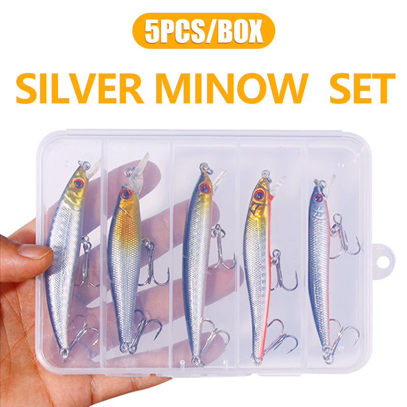 Minnow Lure Box Set 5pcs/Box
