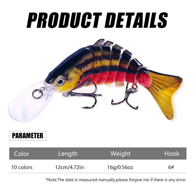12CM 16G Jointed Lure