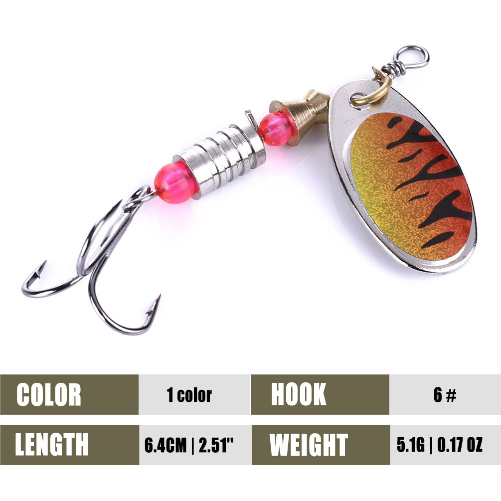2.51'' 0.17oz Metal Spoon Lure