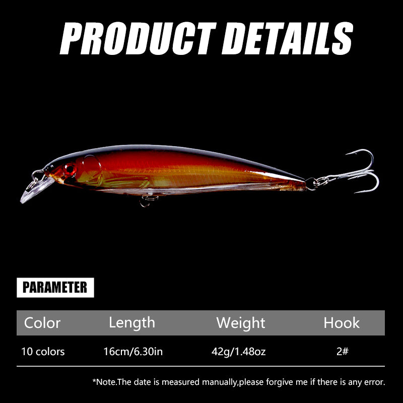 6 3/10in 1 1/2oz Minnow