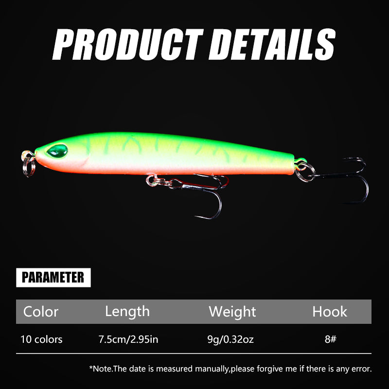 3in 9/28oz Pencil Lure Bait