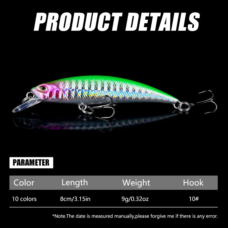 3.14'' 0.31oz Sinking Minnow