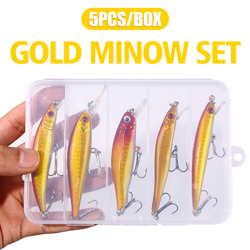 Minnow Lure Box Set 5pcs/Box