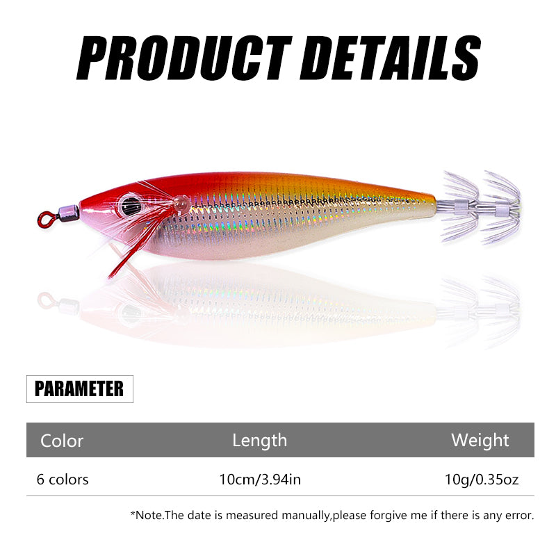 10CM 10G Luminous Squid Jig SJ043