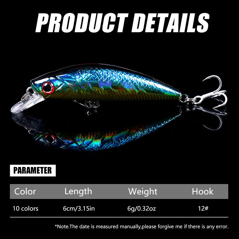 2 1/3in 3/14oz Minnow Lure MI502