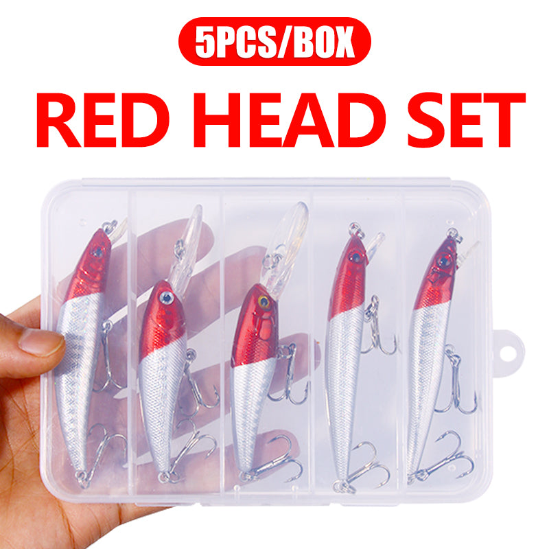 Minnow Lure Box Set 5pcs/Box
