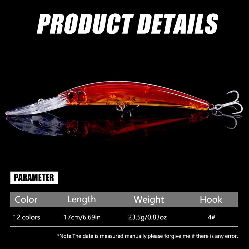 17CM 23.5G Laser Minnow Lure MI203