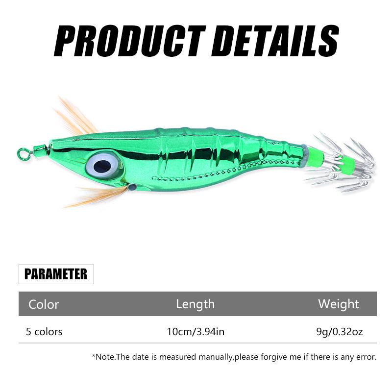 10CM 9G Luminous Squid Jig SJ041