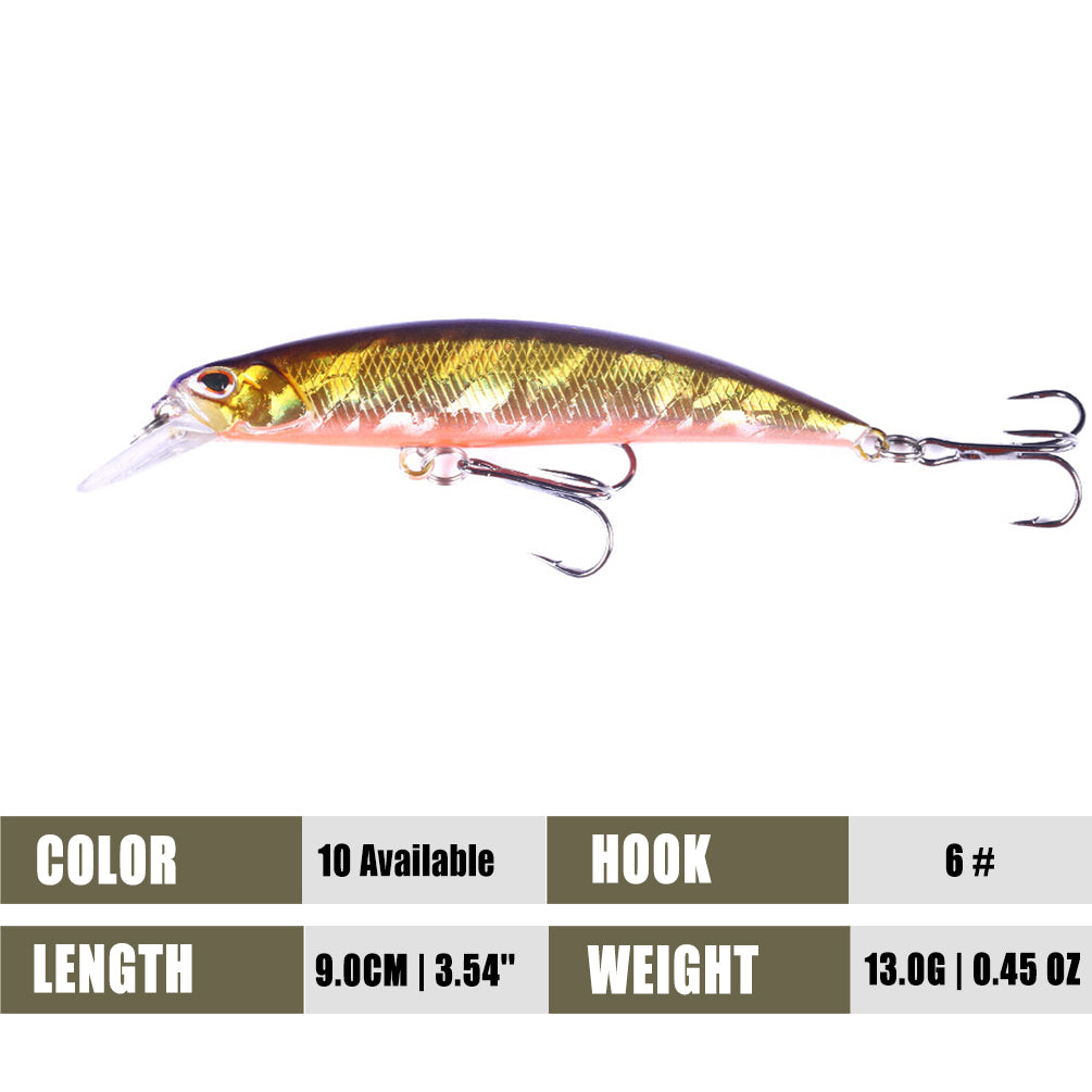 3.54'' 0.45oz Sinking Minnow
