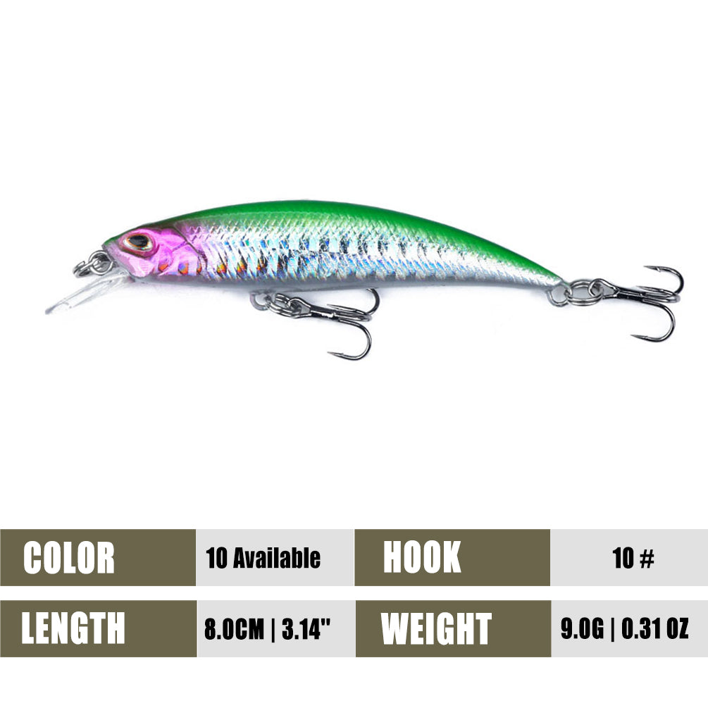 3.14'' 0.31oz Sinking Minnow