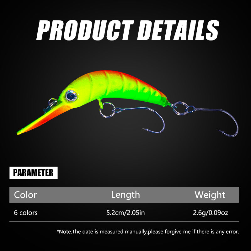 5.2CM 2.6G Minnow Lure MI159
