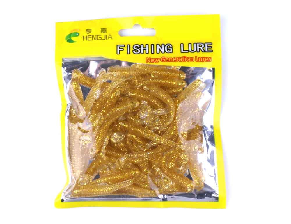 50pcs-Soft-Grubs-Bait-T-tailed-Earthworm-Maggots-Lures-HENGJIA
