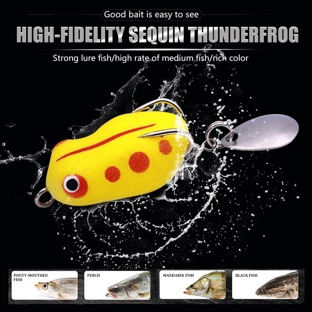 3.0G 3.4G 3.7G Topwater Mini Frog Lures