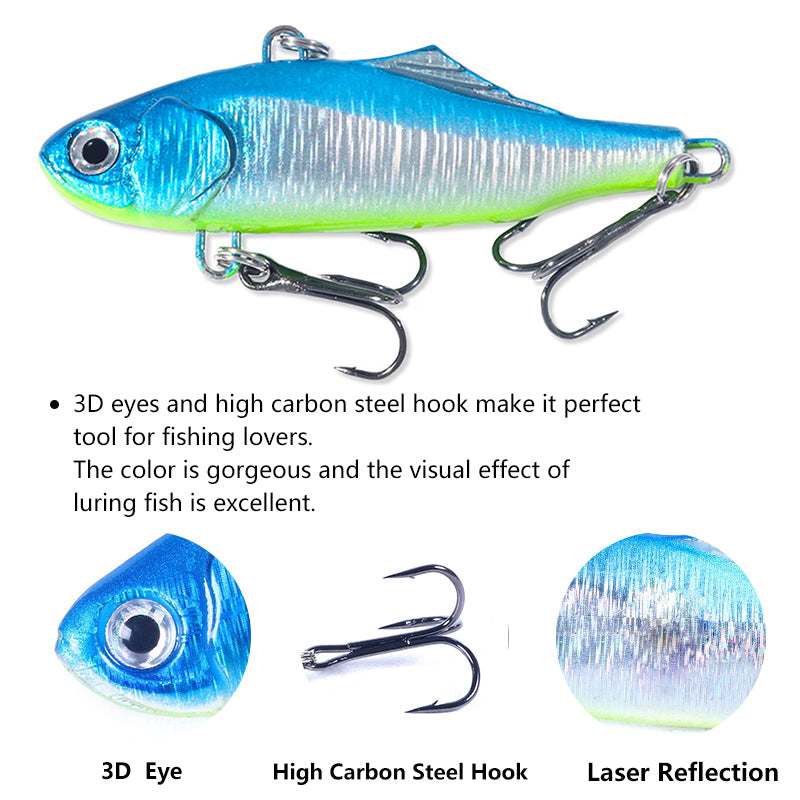 2 3/4in 5/6oz VIB Lures All Swim Layer