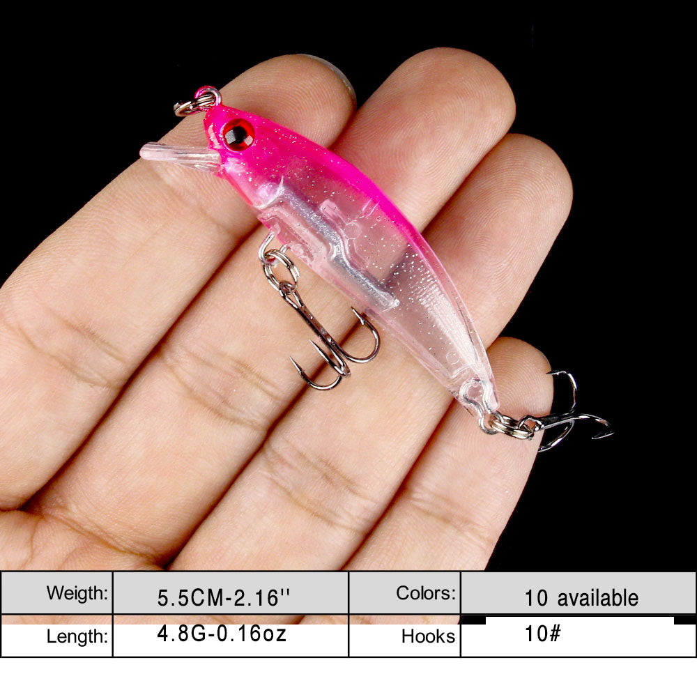 2.16'' 0.16oz Sinking Minnow Short Lip