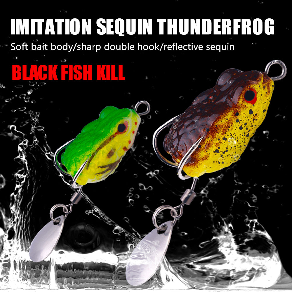 3.0G 3.4G 3.7G Topwater Mini Frog Lures