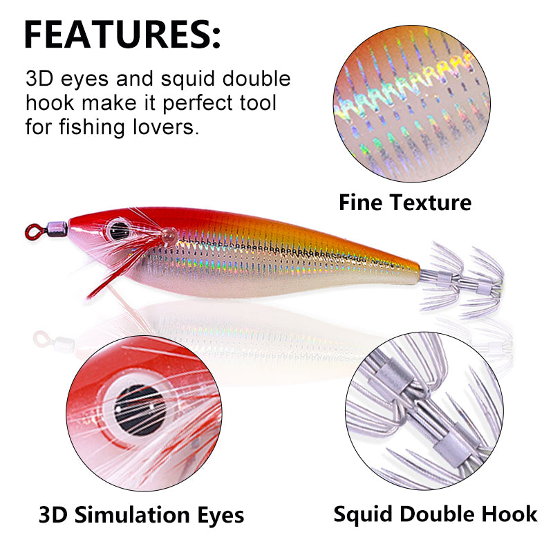 10CM 10G Luminous Squid Jig SJ043