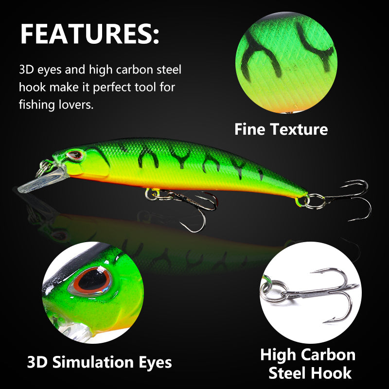 3 1/7in 1/3oz Minnow Lure