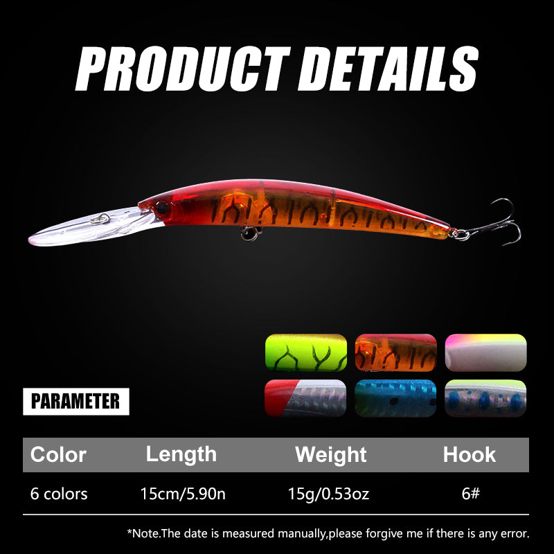 15CM 15G Minnow Lure MI126