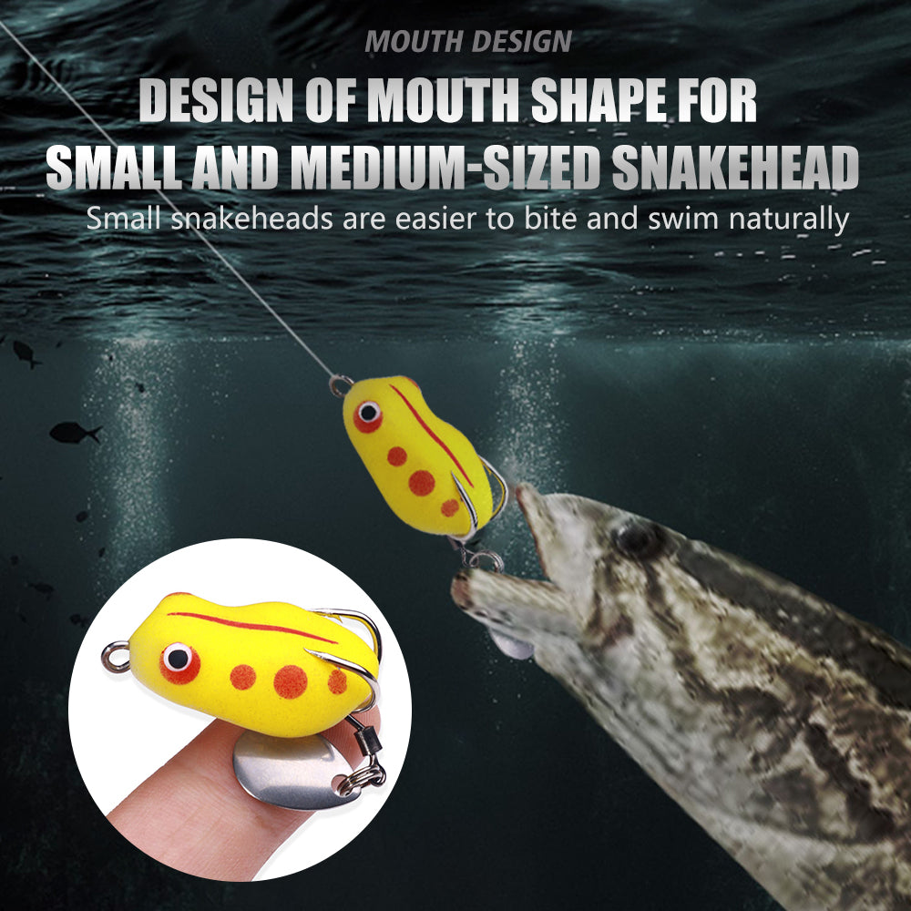 3.0G 3.4G 3.7G Topwater Mini Frog Lures