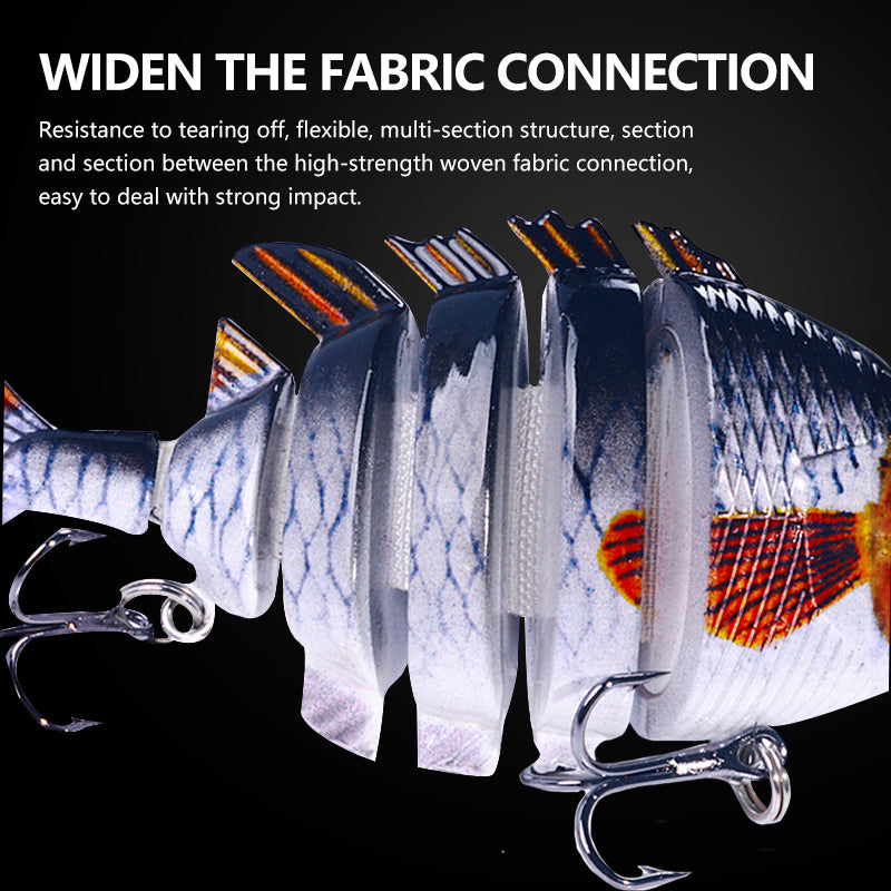 10CM 16.5G 8-Segments Multi Jointed Bait