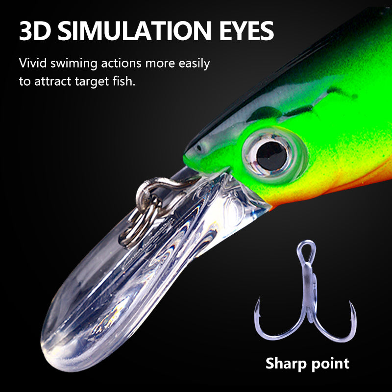 13CM 36G Sinking Deep Diving Minnow