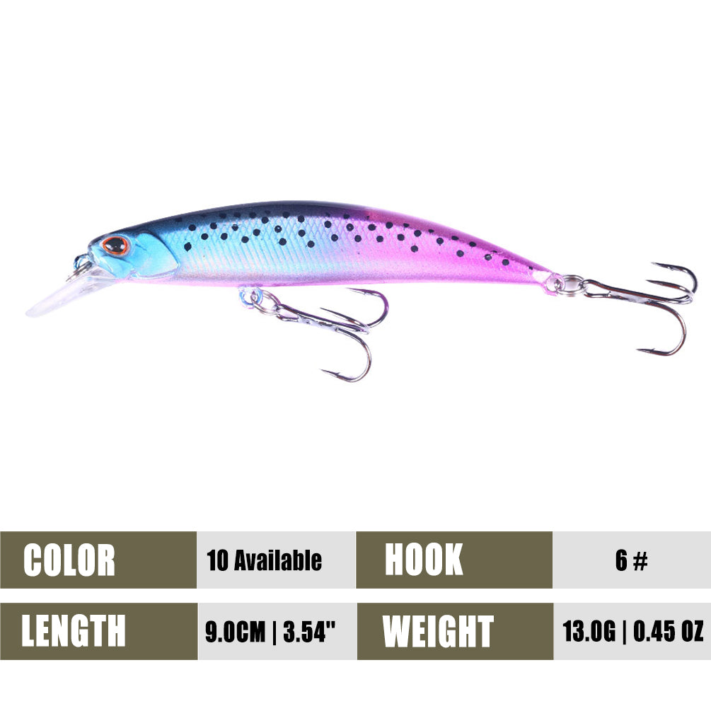 3.54'' 0.45oz Sinking Minnow
