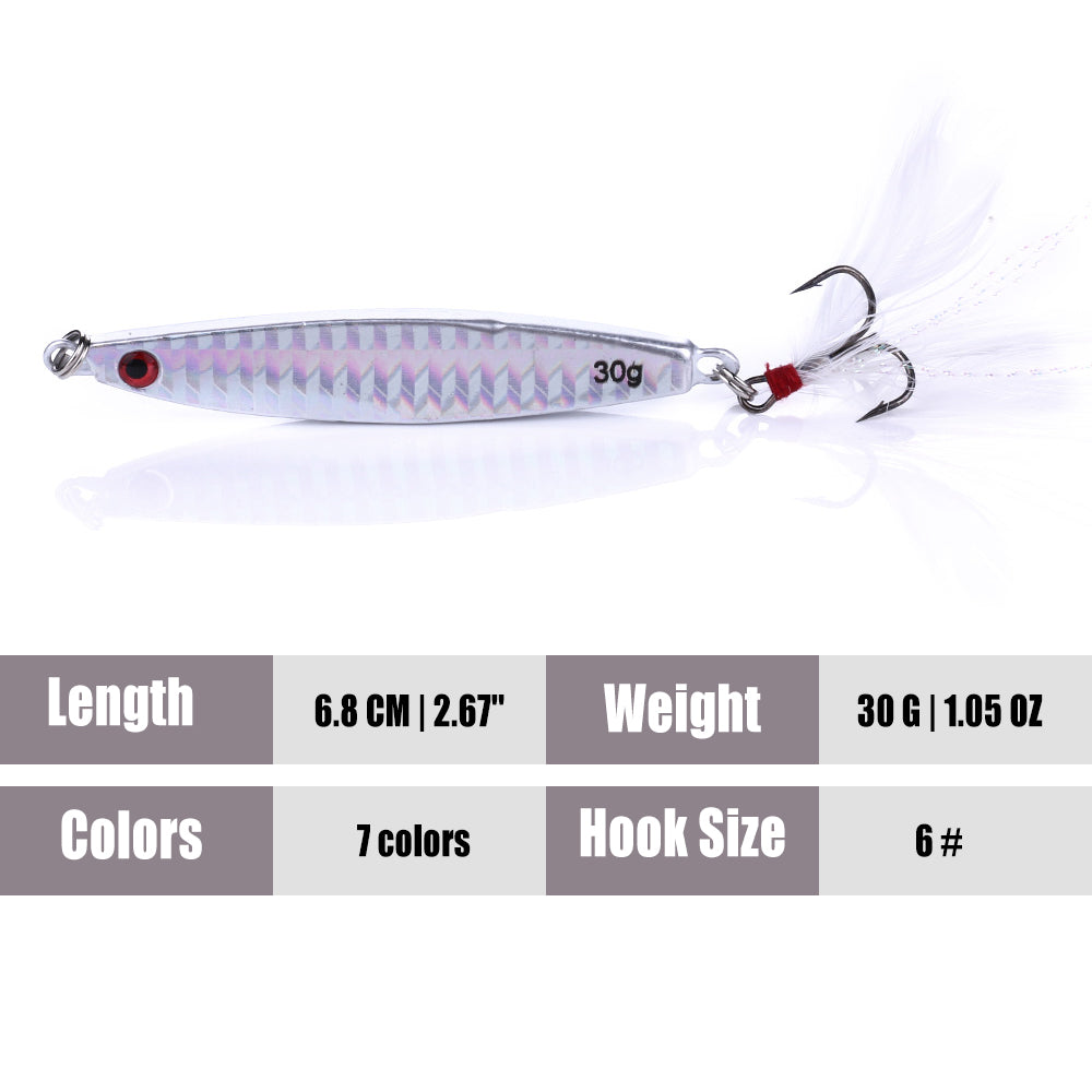 2.67'' 1.05oz Metal Lead Bait Lure