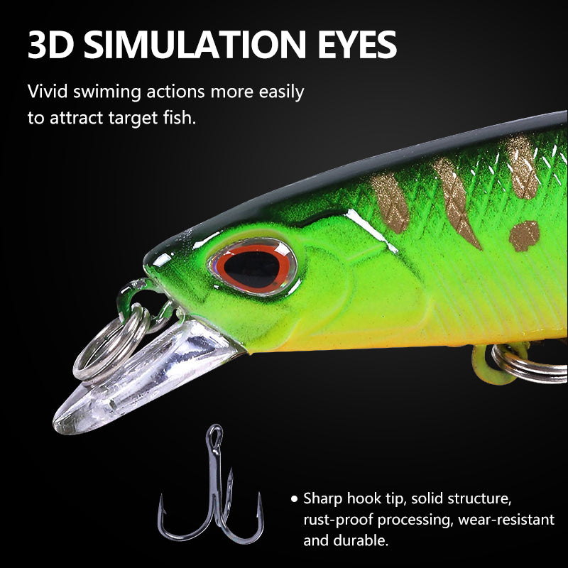 2 1/3in 1/6oz Minnow Lure Baits NE013