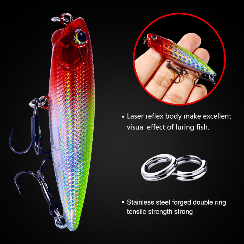6.5CM 5.5G Topwater Pencil Lure