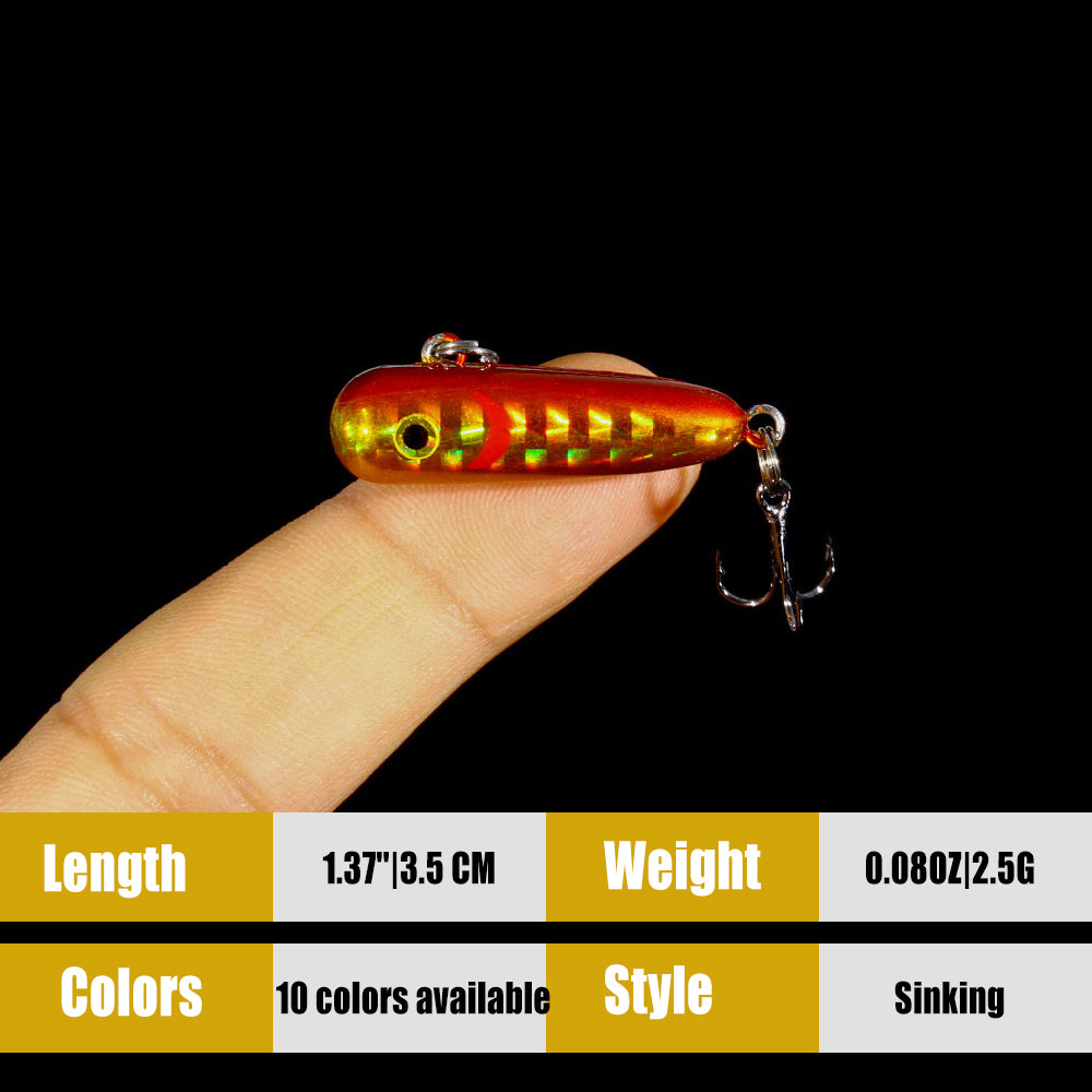 1.37'' 0.08oz Pencil Lure Sinking Stick Bait QD024