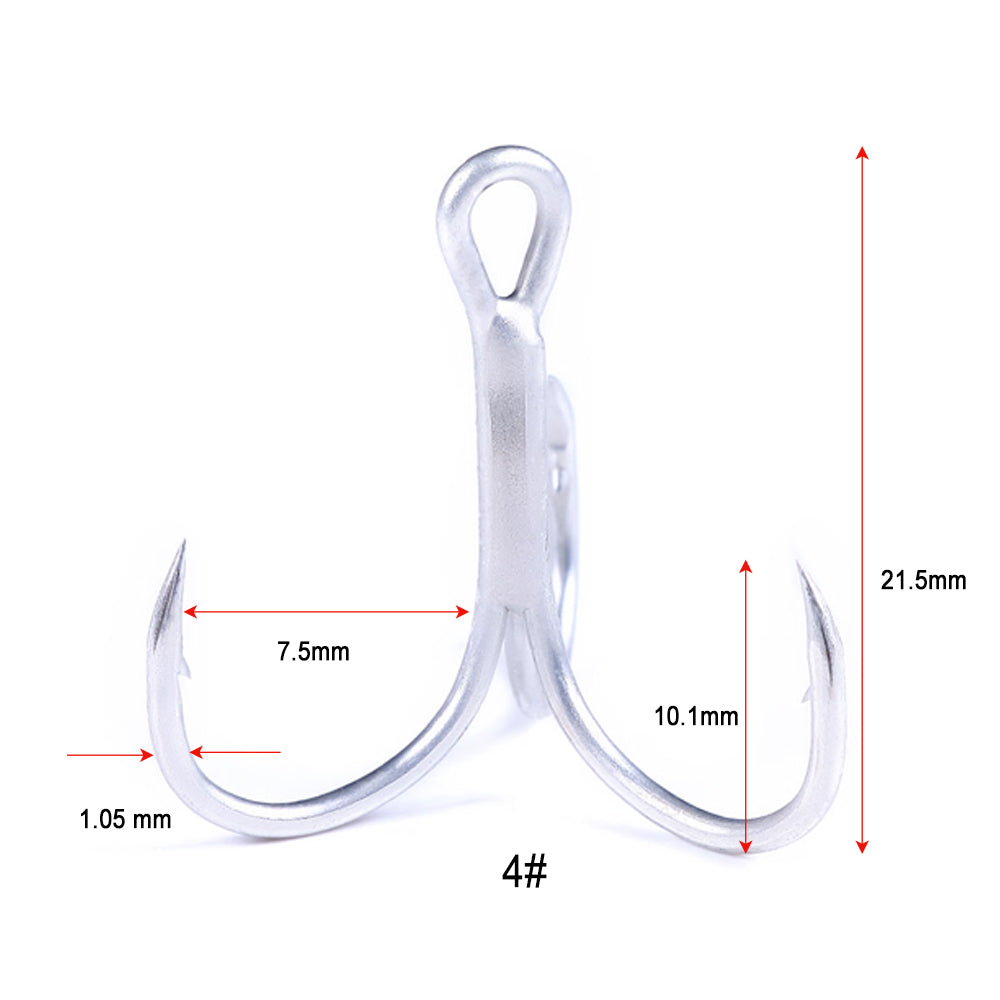 Treble Hooks Kits High Carbon Steel Hooks