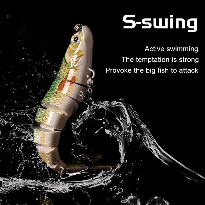 13.7cm 27g 8 Segments Swimbait 5pcs/set