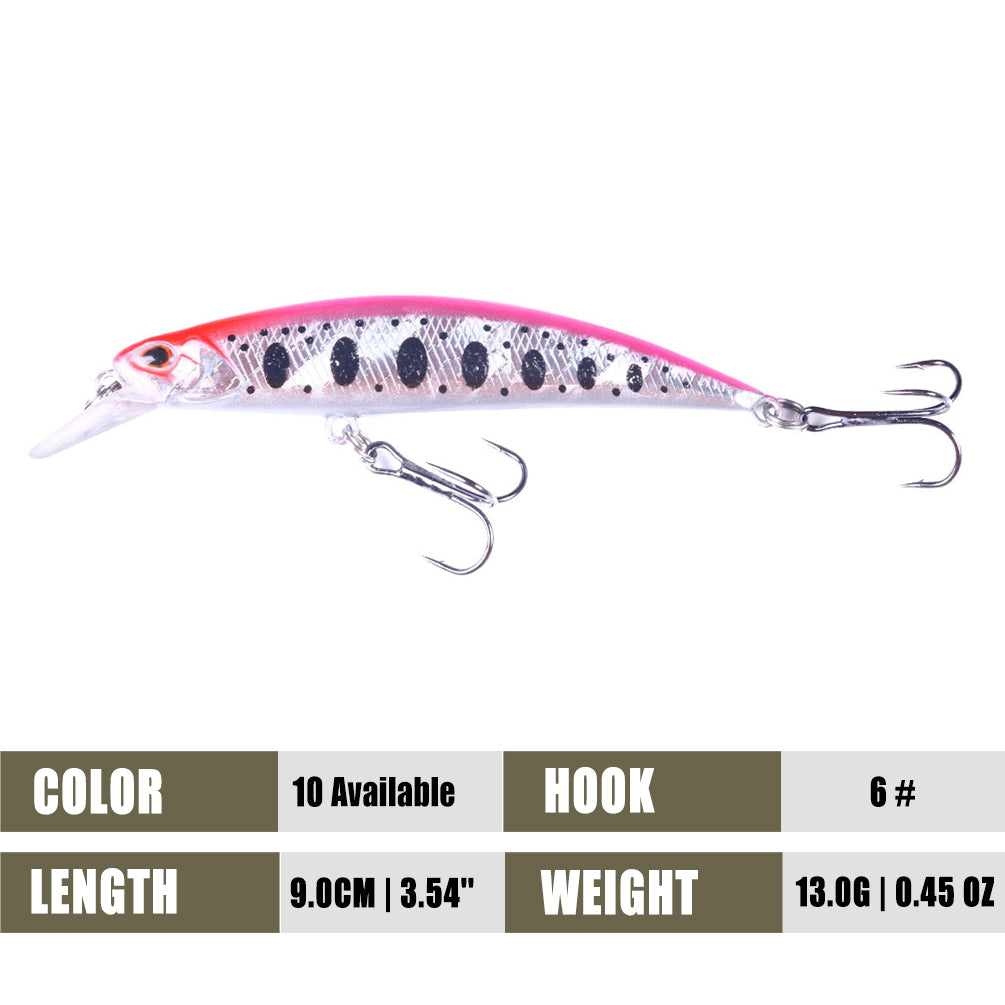 3.54'' 0.45oz Sinking Minnow