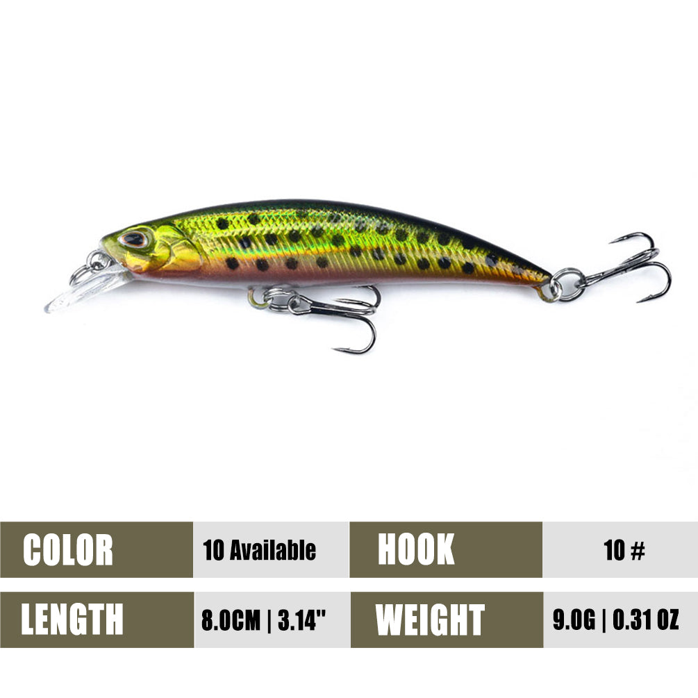 3.14'' 0.31oz Sinking Minnow
