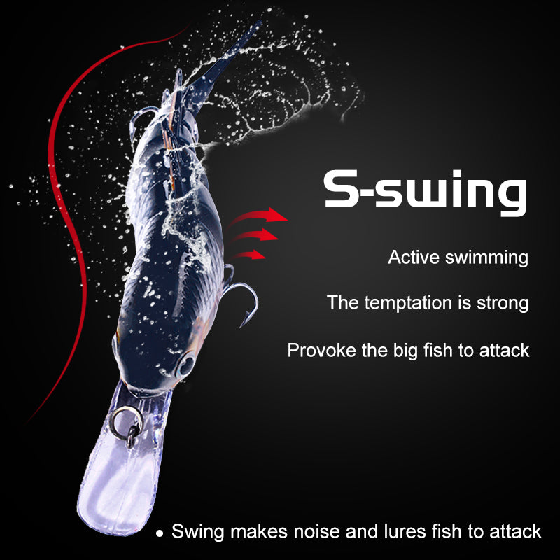 10CM 16.5G 8-Segments Multi Jointed Bait