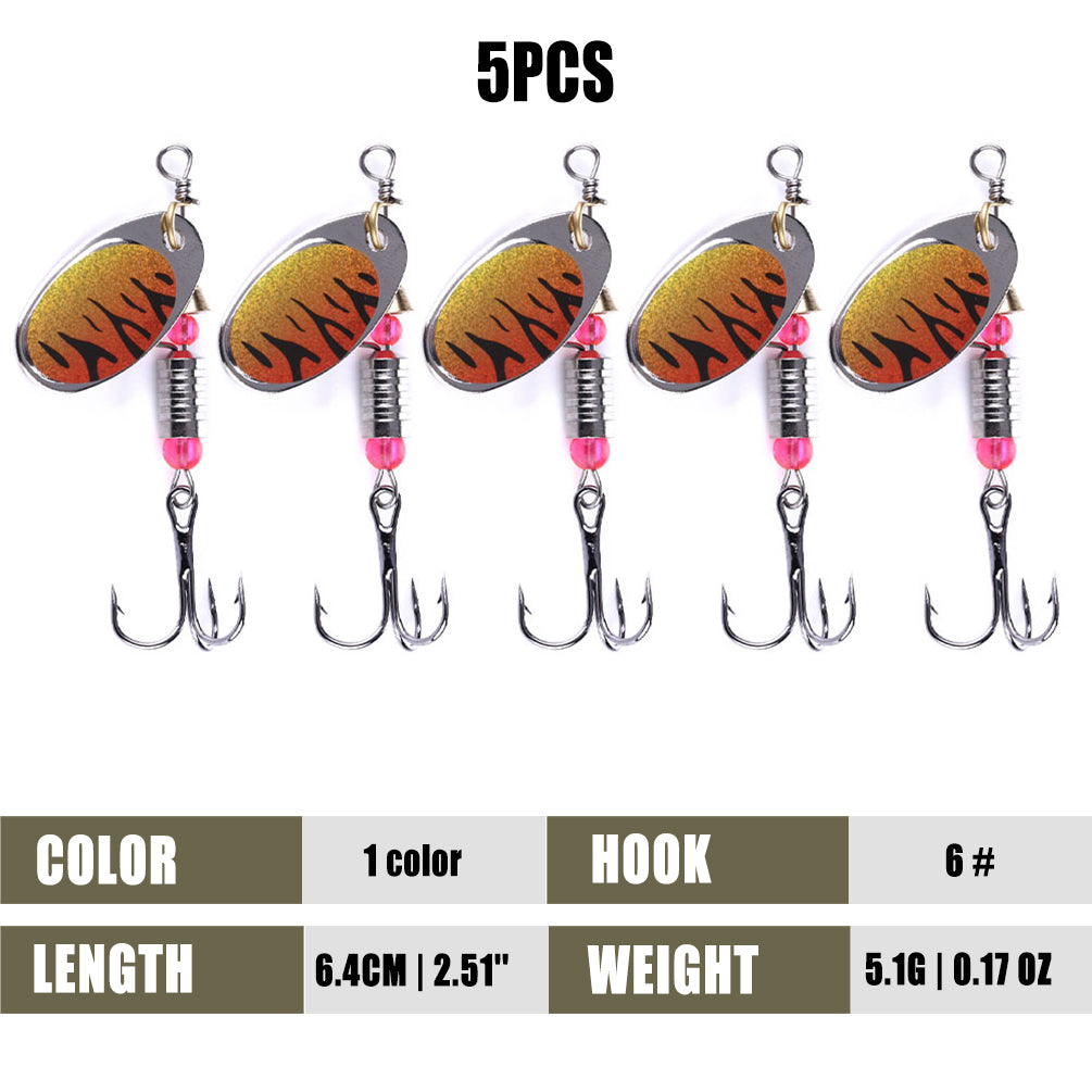 2.51'' 0.17oz Metal Spoon Lure
