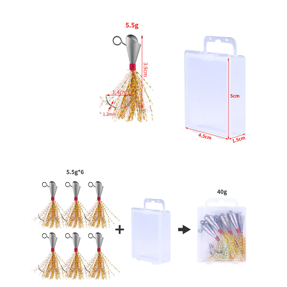Jig Head Hook Mix Color
