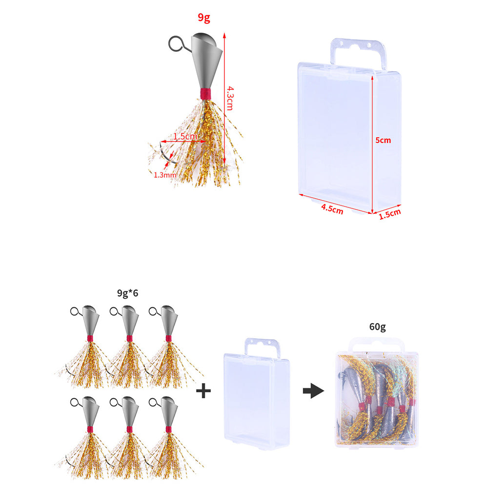 Jig Head Hook Mix Color