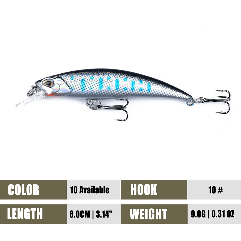 3.14'' 0.31oz Sinking Minnow