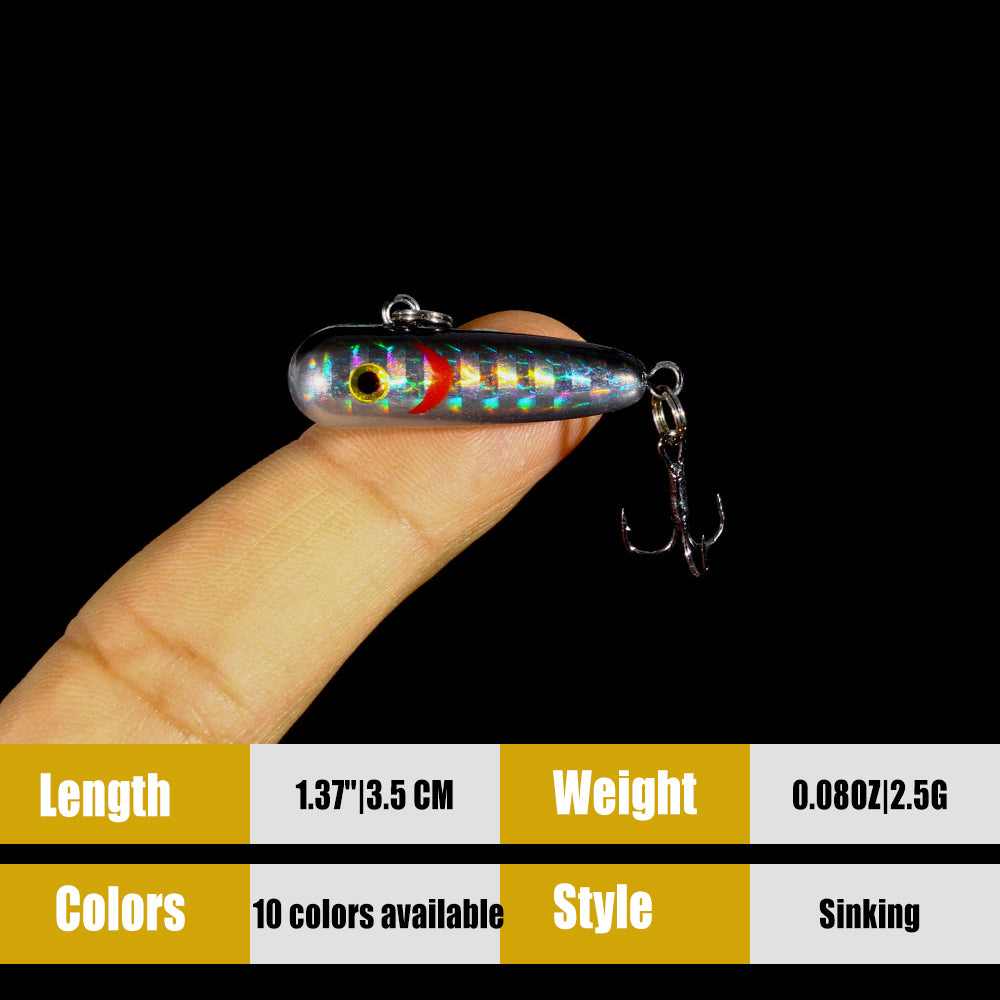 1.37'' 0.08oz Pencil Lure Sinking Stick Bait QD024