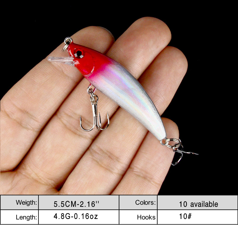 2.16'' 0.16oz Sinking Minnow Short Lip