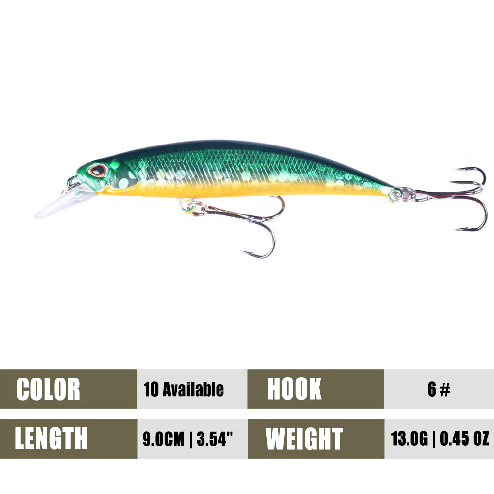 3.54'' 0.45oz Sinking Minnow