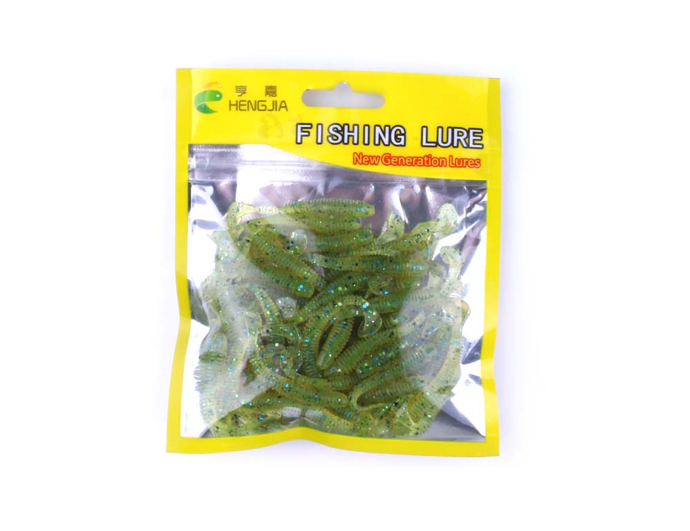 50pcs-Soft-Grubs-Bait-T-tailed-Earthworm-Maggots-Lures-HENGJIA