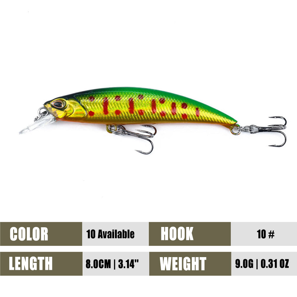 3.14'' 0.31oz Sinking Minnow