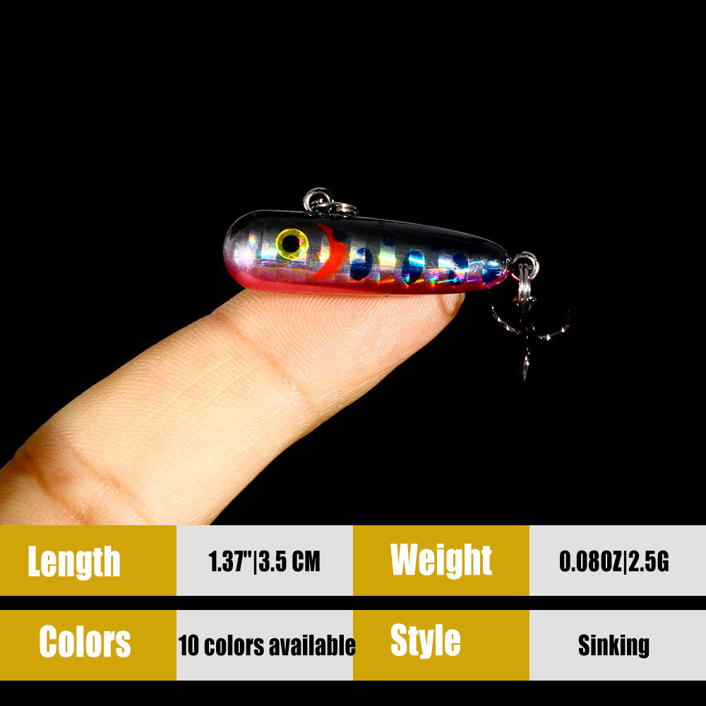 1.37'' 0.08oz Pencil Lure Sinking Stick Bait QD024