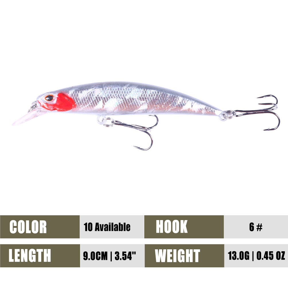 3.54'' 0.45oz Sinking Minnow