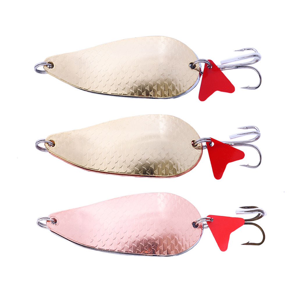 3.14'' 1.51oz Double Spoon Bait Hengjia fishing gear 3.14'' 1.51oz Double Spoon Bait Hengjia fishing gear