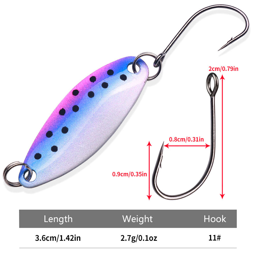 3.6CM 2.5G Mini Metal Soon Lure